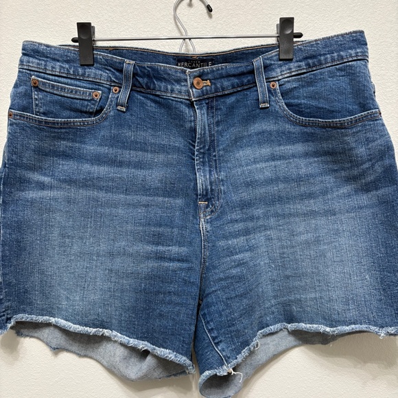 J. Crew High-rise Denim Cutoff Short - 33 - Picture 3 of 6